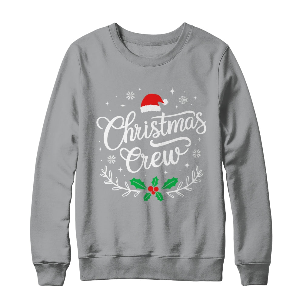 Christmas Crew Family Group Matching Christmas Xmas Party Shirt & Sweatshirt | teecentury