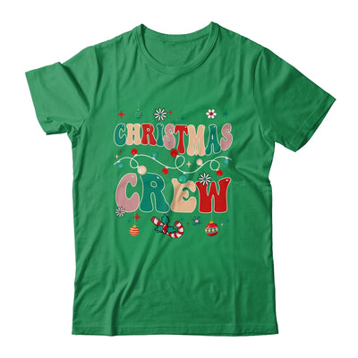 Christmas Crew Xmas Lights Happy Holiday Women Girl Groovy Shirt & Sweatshirt | teecentury