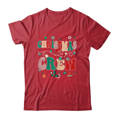 Christmas Crew Xmas Lights Happy Holiday Women Girl Groovy Shirt & Sweatshirt | teecentury