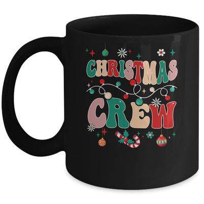 Christmas Crew Xmas Lights Happy Holiday Women Girl Groovy Mug | teecentury