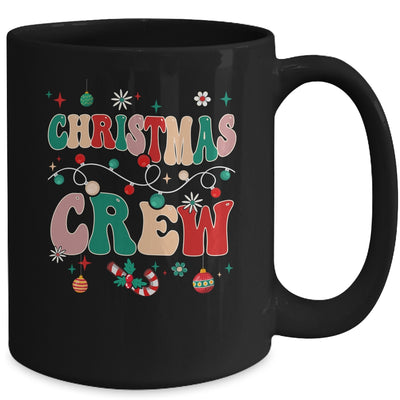 Christmas Crew Xmas Lights Happy Holiday Women Girl Groovy Mug | teecentury