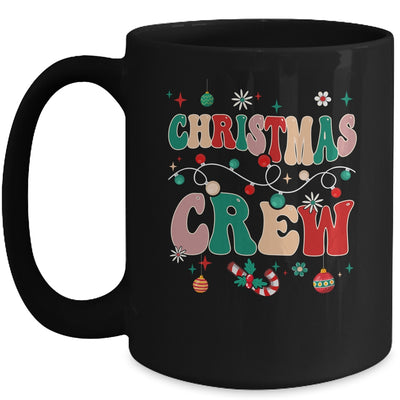 Christmas Crew Xmas Lights Happy Holiday Women Girl Groovy Mug | teecentury