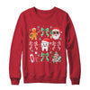 Christmas Dental Squad Crew Dentist Assistant Bow Coquette Shirt & Sweatshirt | teecentury