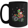 Christmas Family Matching Santa Truck Dinosaur Boys Kids Mug | teecentury