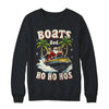 Christmas Funny Santa Boats And Ho Ho Hos Boat Captain Men Shirt & Sweatshirt | teecentury