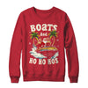 Christmas Funny Santa Boats And Ho Ho Hos Boat Captain Men Shirt & Sweatshirt | teecentury