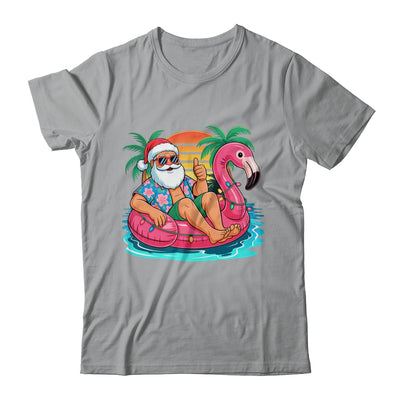Christmas In July Boys Girls Kids Santa Flamingo Summer Xmas Shirt & Tank Top | teecentury