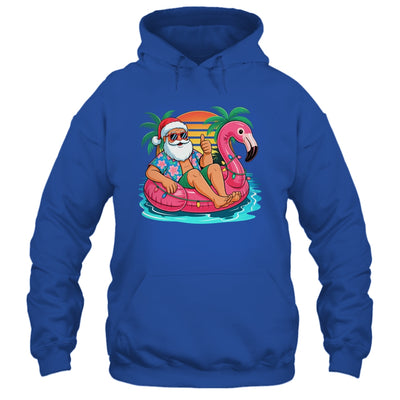 Christmas In July Boys Girls Kids Santa Flamingo Summer Xmas Shirt & Tank Top | teecentury