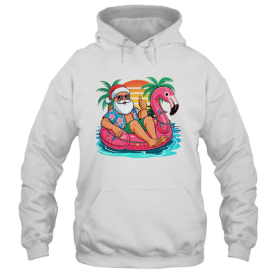 Christmas In July Boys Girls Kids Santa Flamingo Summer Xmas Shirt & Tank Top | teecentury