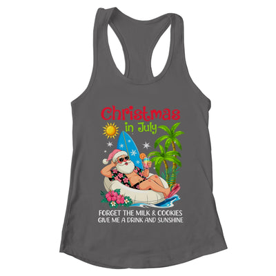 Christmas In July Palm Tree Beach Hawaii Summer Santa Mens Shirt & Tank Top | teecentury