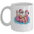Christmas In July Santa Flamingo Summer Xmas Boys Kids Mug | teecentury