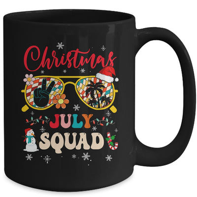Christmas In July Squad Sunglasses Summer Beach Funny Women Mug | teecentury