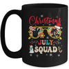 Christmas In July Squad Sunglasses Summer Beach Funny Women Mug | teecentury