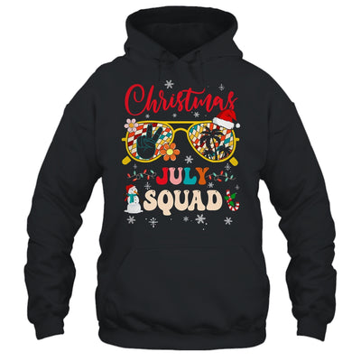 Christmas In July Squad Sunglasses Summer Beach Funny Women Shirt & Tank Top | teecentury