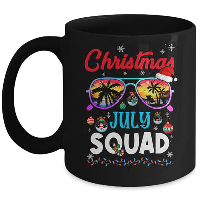 Christmas In July Squad Sunglasses Summer Beach Funny Xmas Mug | teecentury