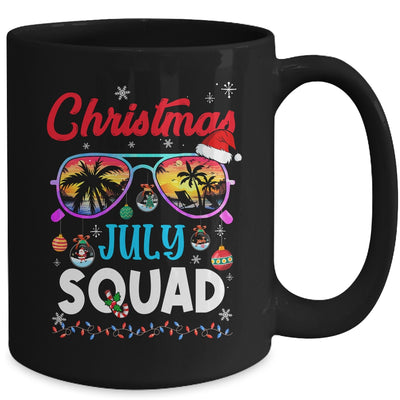 Christmas In July Squad Sunglasses Summer Beach Funny Xmas Mug | teecentury