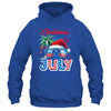 Christmas In July Summer Vacation Hawaii Santa USA Flag Men Shirt & Tank Top | teecentury