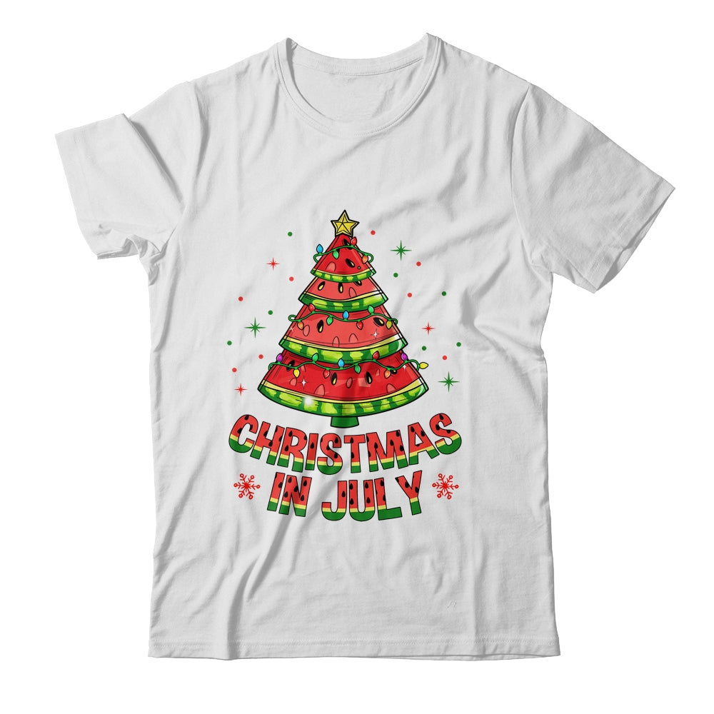 Christmas In July Watermelon Tree Summer Mens Womens Kids Shirt & Tank Top | teecentury