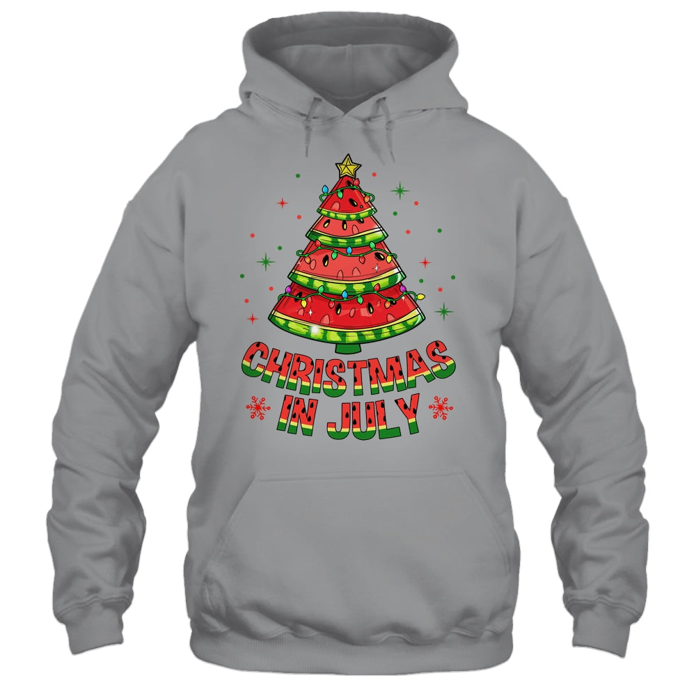 Christmas In July Watermelon Tree Summer Mens Womens Kids Shirt & Tank Top | teecentury