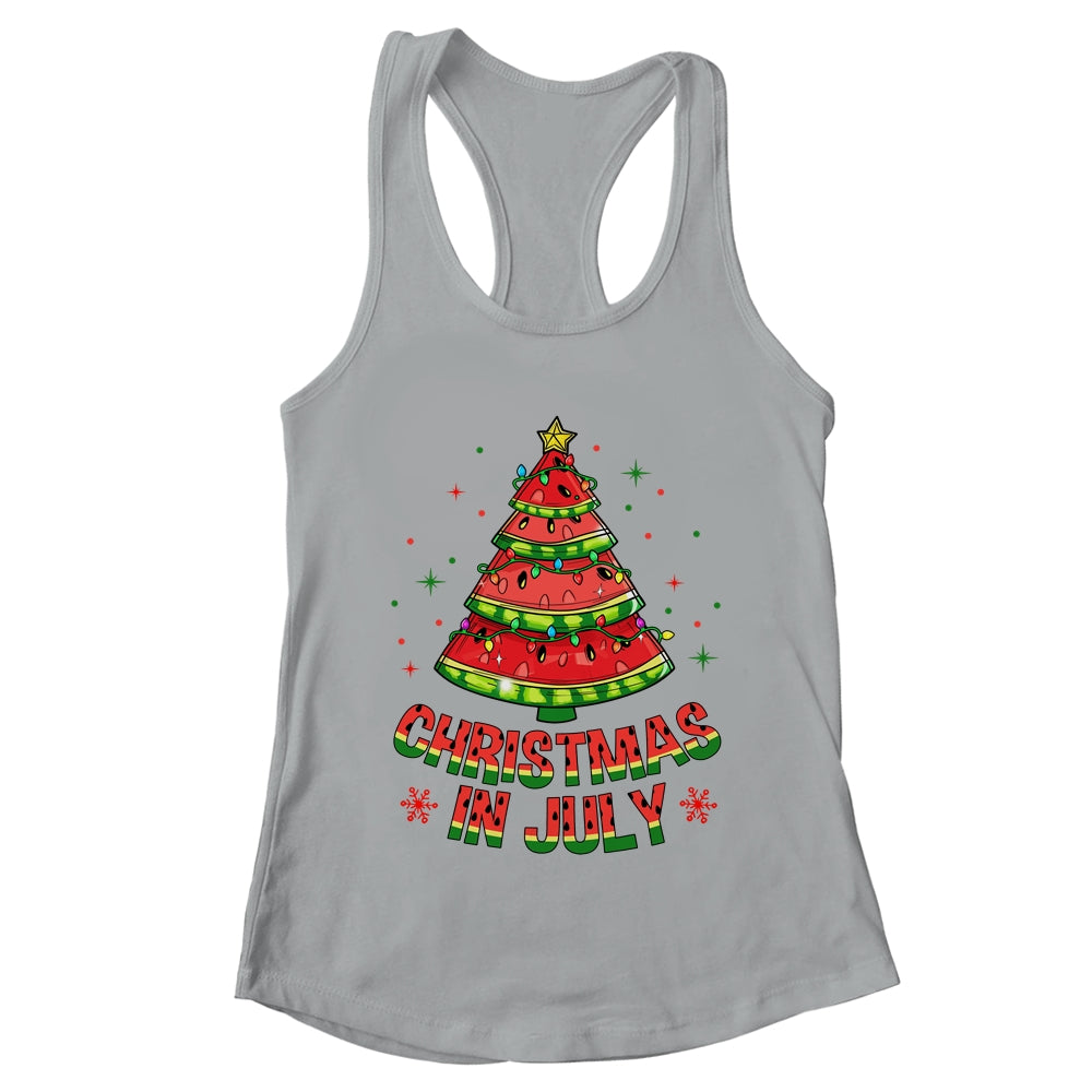 Christmas In July Watermelon Tree Summer Mens Womens Kids Shirt & Tank Top | teecentury