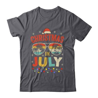 Christmas In July With Vintage Sunglasses For Summer Xmas Shirt & Tank Top | teecentury