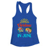 Christmas In June Sunglasses Santa Flamingo Summer Vacation Shirt & Tank Top | teecentury