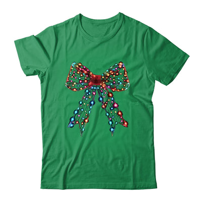 Christmas Light Coquette Bow Christmas Season New Year Retro Shirt & Sweatshirt | teecentury