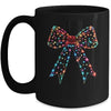 Christmas Light Coquette Bow Christmas Season New Year Retro Mug | teecentury