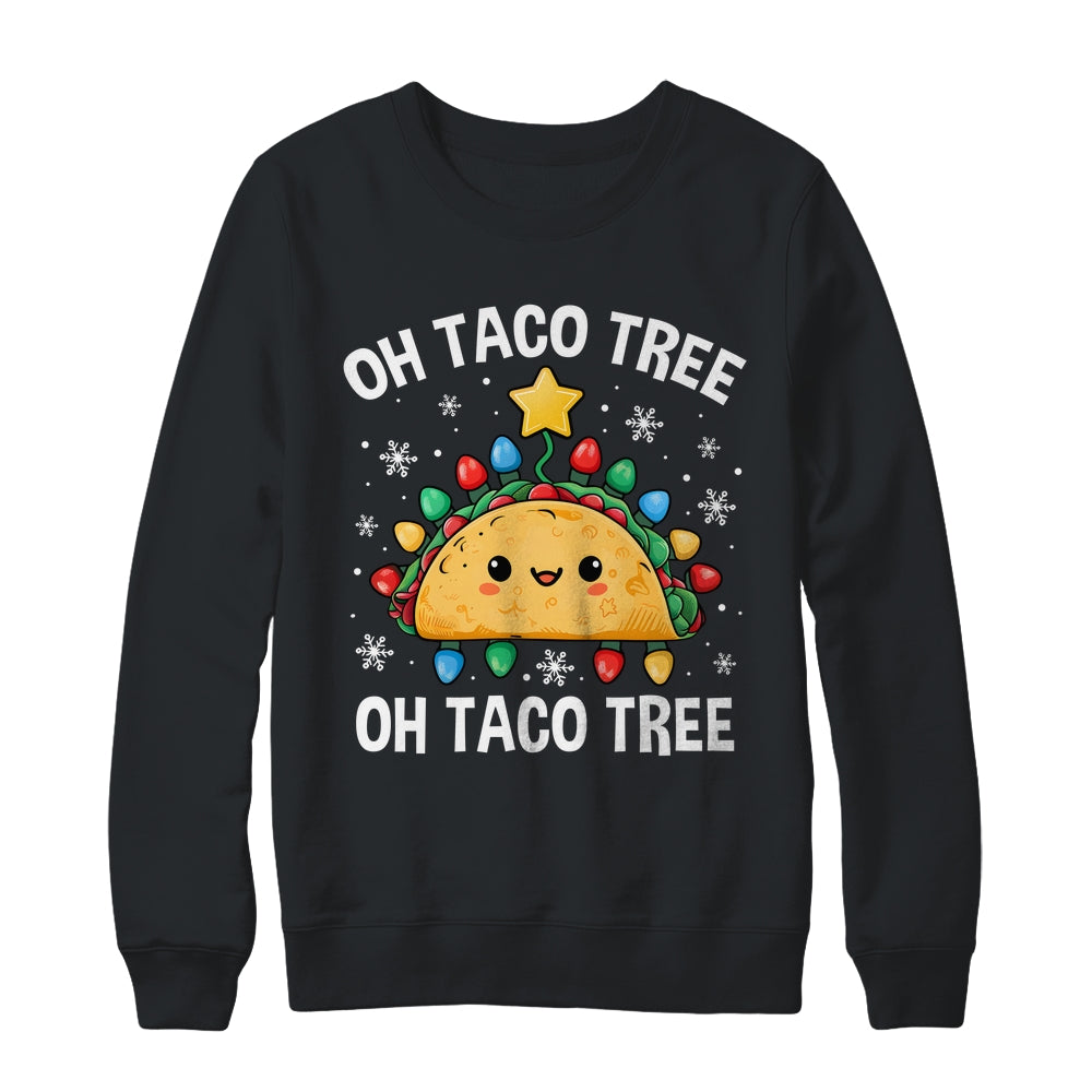 Christmas Oh Taco Tree Xmas Mexican Food Men Women Boys Kids Shirt & Sweatshirt | teecentury