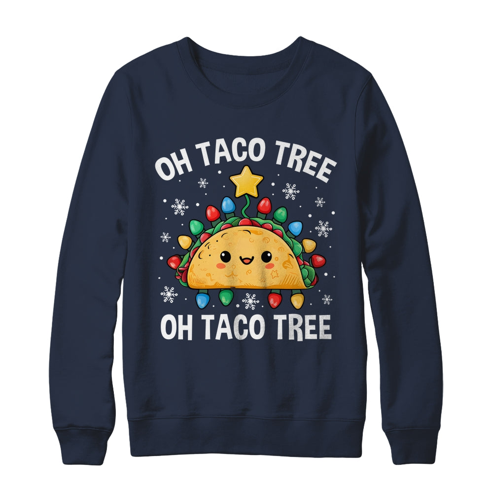 Christmas Oh Taco Tree Xmas Mexican Food Men Women Boys Kids Shirt & Sweatshirt | teecentury