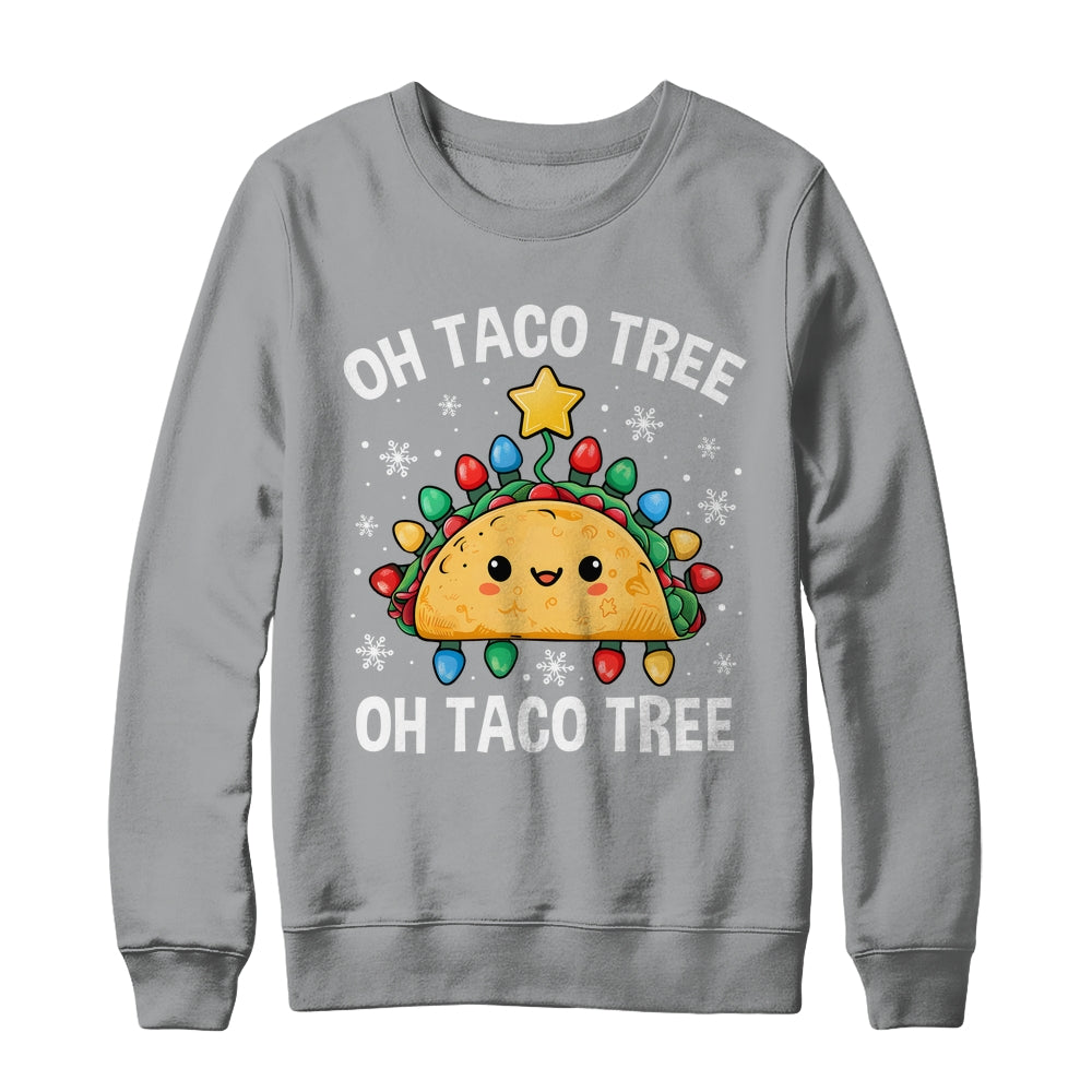 Christmas Oh Taco Tree Xmas Mexican Food Men Women Boys Kids Shirt & Sweatshirt | teecentury