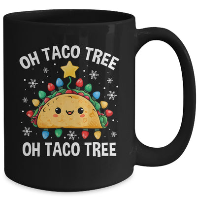 Christmas Oh Taco Tree Xmas Mexican Food Men Women Boys Kids Mug | teecentury