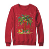 Christmas Palm Tree Light Hawaiian Tropical Xmas Shirt & Sweatshirt | teecentury