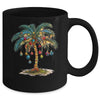 Christmas Palm Tree Women Funny Hawaiian Beach Tropical Xmas Mug | teecentury