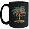Christmas Palm Tree Women Funny Hawaiian Beach Tropical Xmas Mug | teecentury