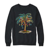 Christmas Palm Tree Women Funny Hawaiian Beach Tropical Xmas Shirt & Sweatshirt | teecentury