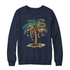 Christmas Palm Tree Women Funny Hawaiian Beach Tropical Xmas Shirt & Sweatshirt | teecentury