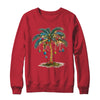 Christmas Palm Tree Women Funny Hawaiian Beach Tropical Xmas Shirt & Sweatshirt | teecentury