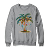 Christmas Palm Tree Women Funny Hawaiian Beach Tropical Xmas Shirt & Sweatshirt | teecentury