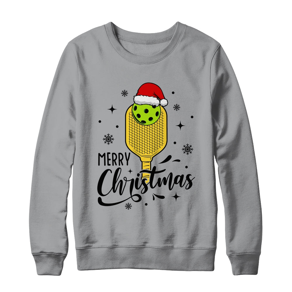 Christmas Pickleball Santa Hat Pickleball Player Winter Shirt & Sweatshirt | teecentury