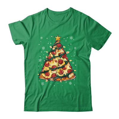 Christmas Pizza Xmas Tree Funny Xmas Food Men Women Kids Shirt & Sweatshirt | teecentury