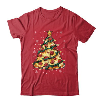 Christmas Pizza Xmas Tree Funny Xmas Food Men Women Kids Shirt & Sweatshirt | teecentury