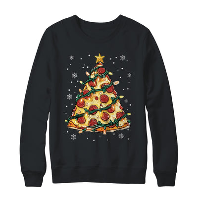 Christmas Pizza Xmas Tree Funny Xmas Food Men Women Kids Shirt & Sweatshirt | teecentury