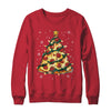 Christmas Pizza Xmas Tree Funny Xmas Food Men Women Kids Shirt & Sweatshirt | teecentury