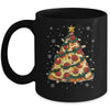 Christmas Pizza Xmas Tree Funny Xmas Food Men Women Kids Mug | teecentury