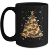 Christmas Pizza Xmas Tree Funny Xmas Food Men Women Kids Mug | teecentury