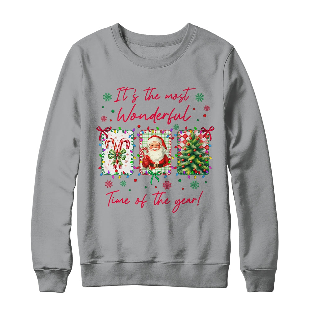 Christmas Retro It's The Most Wonderful Time Of The Year Shirt & Sweatshirt | teecentury
