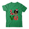 Christmas Santa Hat Black African Girl American Afro Melanin Shirt & Sweatshirt | teecentury