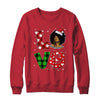 Christmas Santa Hat Black African Girl American Afro Melanin Shirt & Sweatshirt | teecentury