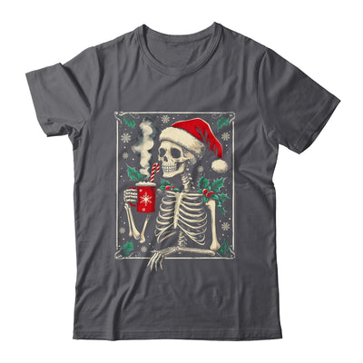 Christmas Skeleton Hot Cocoa Scary Spooky Xmas Holiday Shirt & Sweatshirt | teecentury